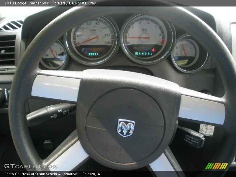 TorRed / Dark Slate Gray 2010 Dodge Charger SXT