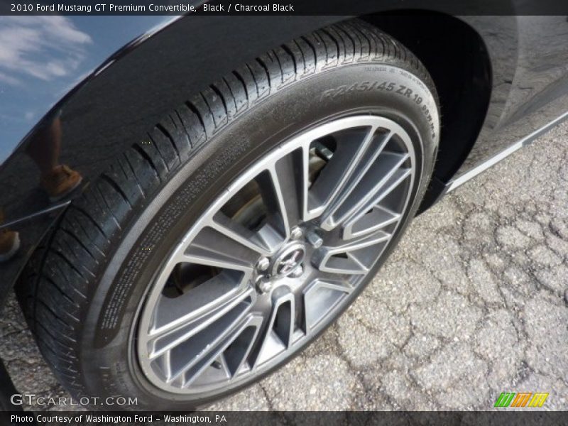 Black / Charcoal Black 2010 Ford Mustang GT Premium Convertible