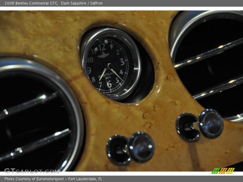 Dark Sapphire / Saffron 2008 Bentley Continental GTC