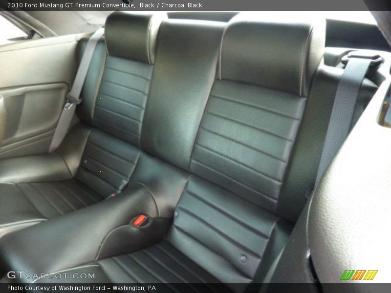  2010 Mustang GT Premium Convertible Charcoal Black Interior