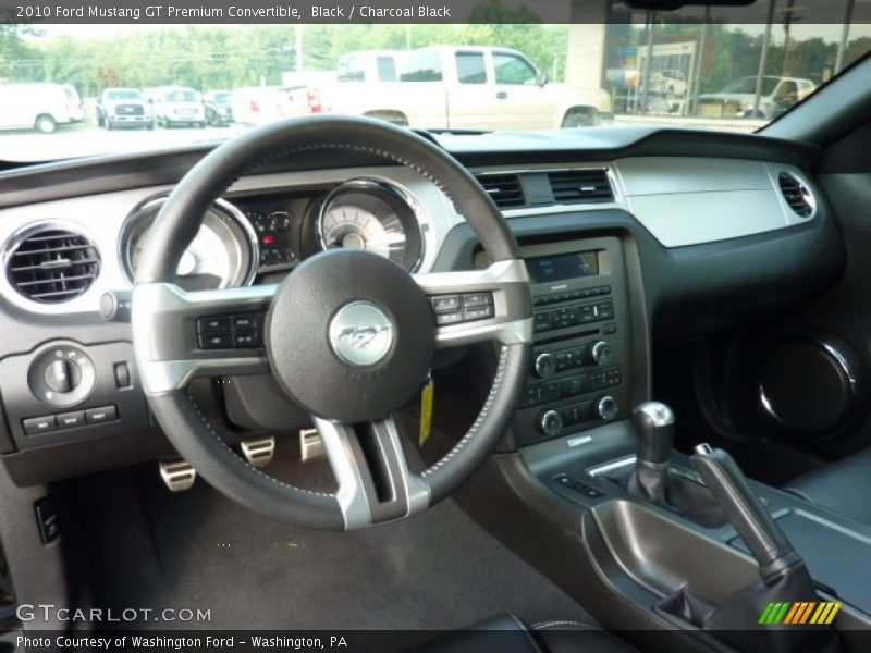 Dashboard of 2010 Mustang GT Premium Convertible