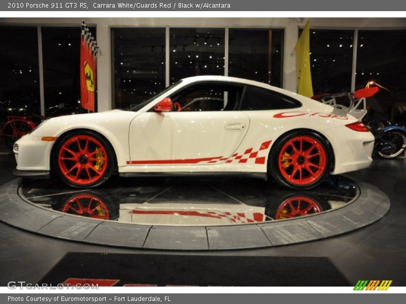 Carrara White/Guards Red / Black w/Alcantara 2010 Porsche 911 GT3 RS