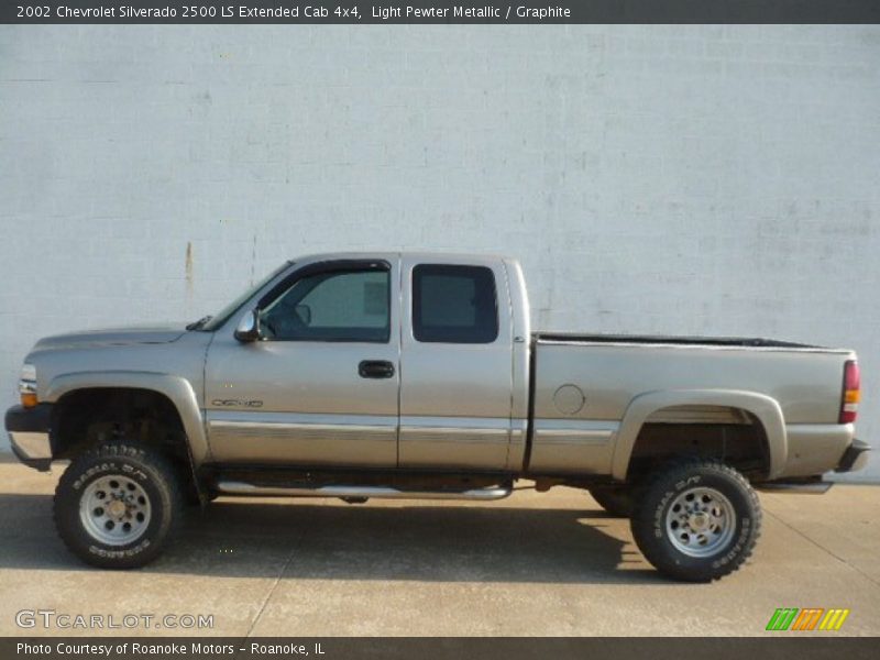  2002 Silverado 2500 LS Extended Cab 4x4 Light Pewter Metallic