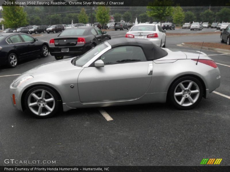 Chrome Silver Metallic / Charcoal 2004 Nissan 350Z Touring Roadster