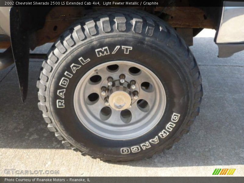Light Pewter Metallic / Graphite 2002 Chevrolet Silverado 2500 LS Extended Cab 4x4