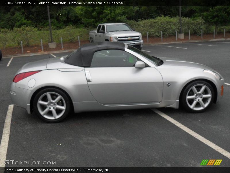 Chrome Silver Metallic / Charcoal 2004 Nissan 350Z Touring Roadster