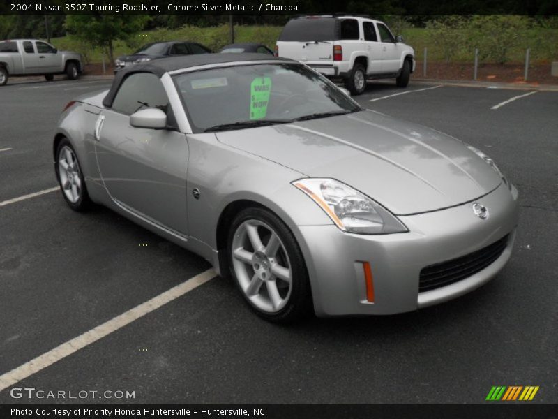 Chrome Silver Metallic / Charcoal 2004 Nissan 350Z Touring Roadster
