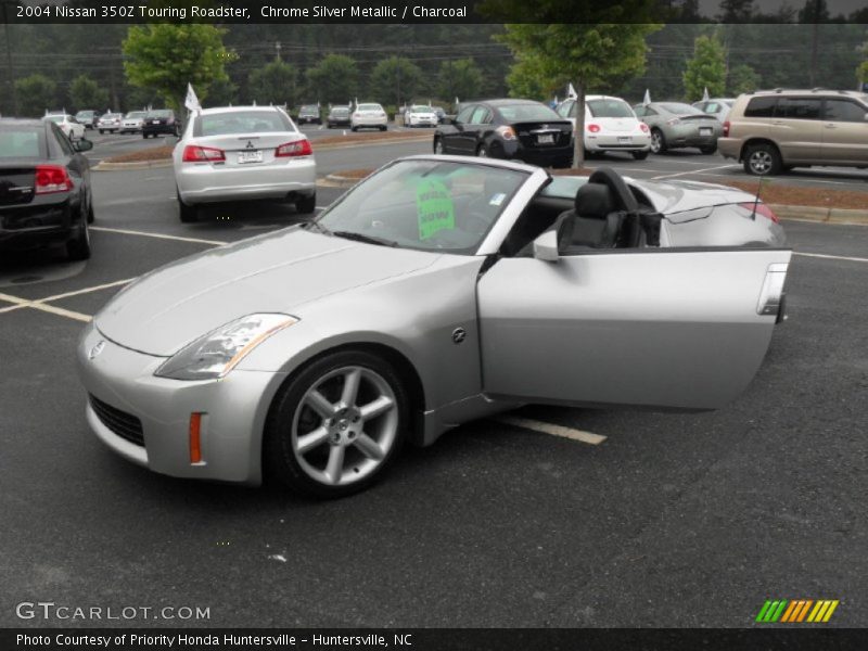Chrome Silver Metallic / Charcoal 2004 Nissan 350Z Touring Roadster