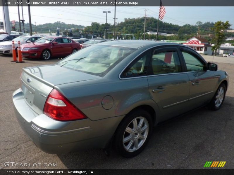 Titanium Green Metallic / Pebble Beige 2005 Ford Five Hundred Limited AWD