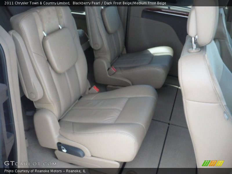 Blackberry Pearl / Dark Frost Beige/Medium Frost Beige 2011 Chrysler Town & Country Limited