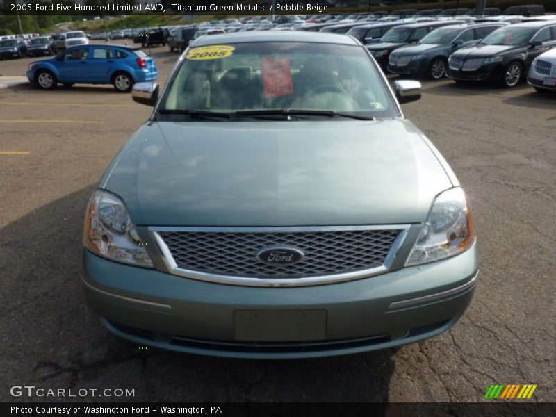 Titanium Green Metallic / Pebble Beige 2005 Ford Five Hundred Limited AWD