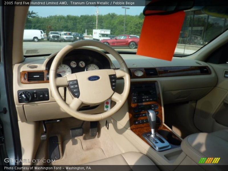Titanium Green Metallic / Pebble Beige 2005 Ford Five Hundred Limited AWD