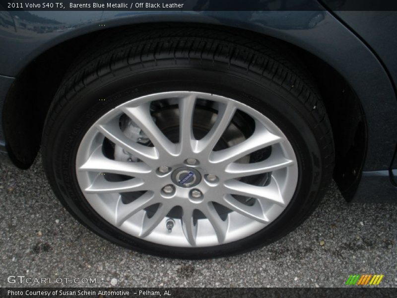 Barents Blue Metallic / Off Black Leather 2011 Volvo S40 T5