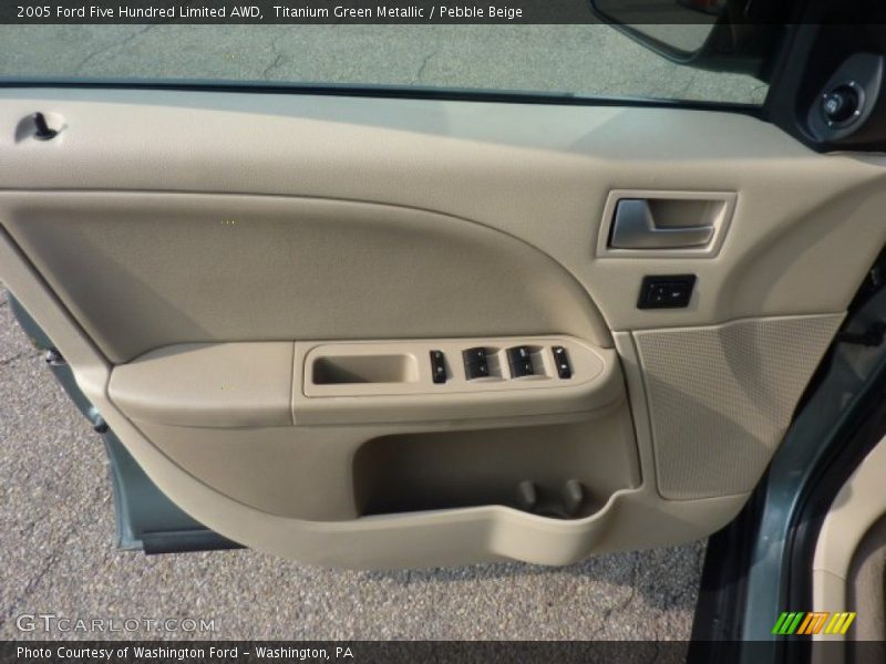 Titanium Green Metallic / Pebble Beige 2005 Ford Five Hundred Limited AWD