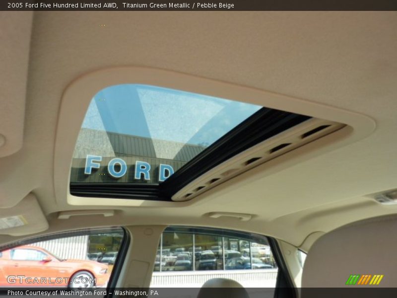 Titanium Green Metallic / Pebble Beige 2005 Ford Five Hundred Limited AWD