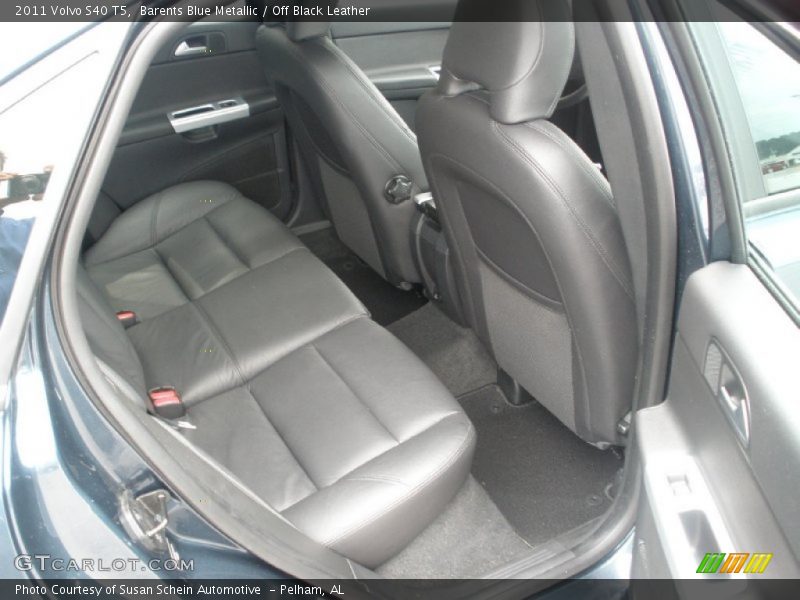 Barents Blue Metallic / Off Black Leather 2011 Volvo S40 T5