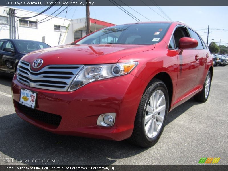 Barcelona Red Metallic / Gray 2010 Toyota Venza I4
