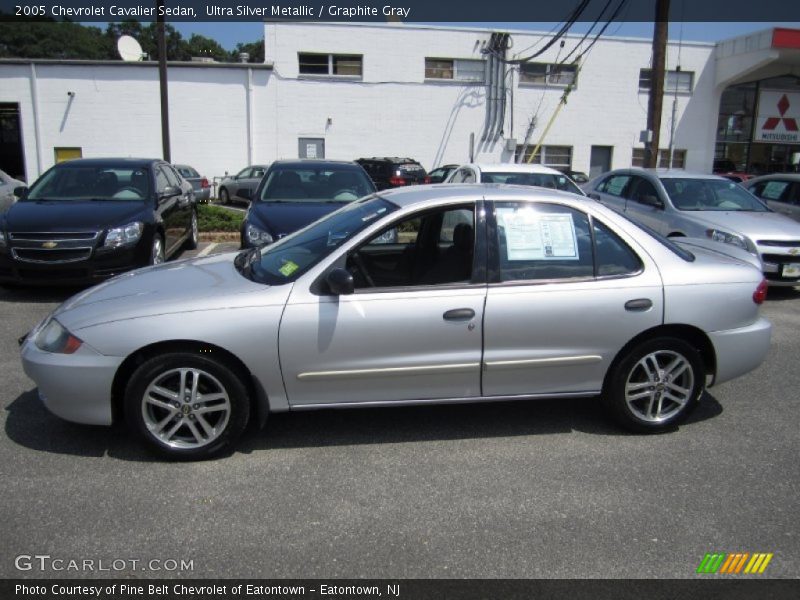 Ultra Silver Metallic / Graphite Gray 2005 Chevrolet Cavalier Sedan