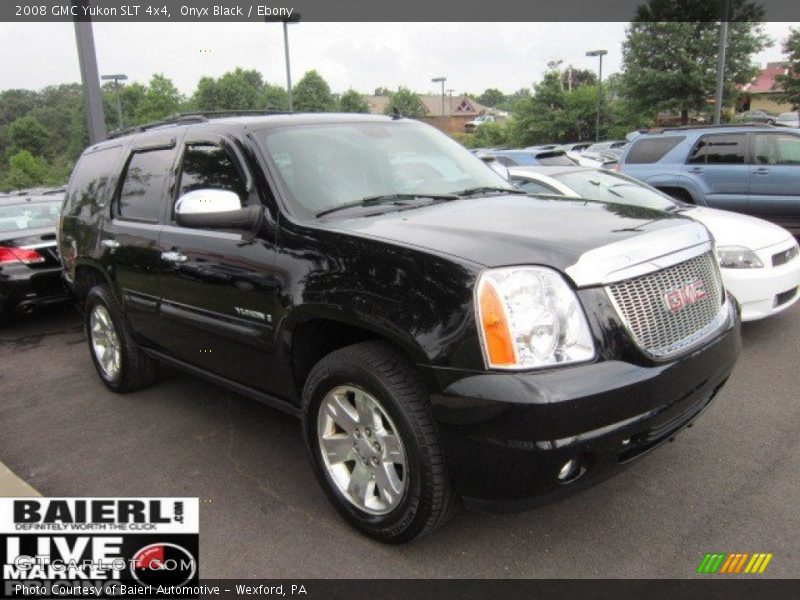 Onyx Black / Ebony 2008 GMC Yukon SLT 4x4