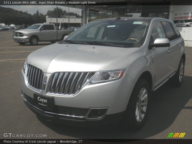 Ingot Silver Metallic / Medium Light Stone 2011 Lincoln MKX AWD