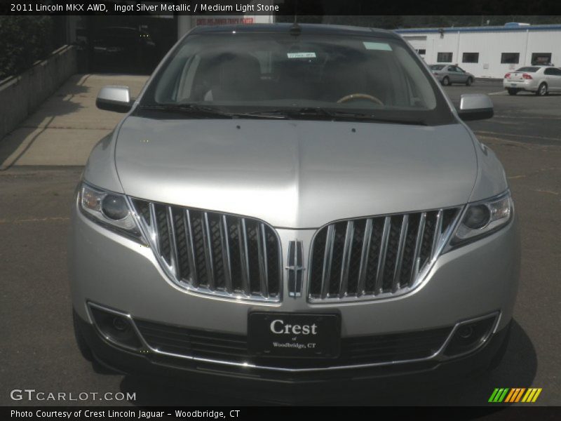 Ingot Silver Metallic / Medium Light Stone 2011 Lincoln MKX AWD