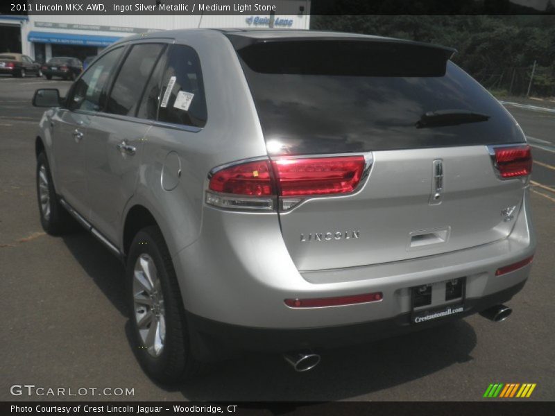 Ingot Silver Metallic / Medium Light Stone 2011 Lincoln MKX AWD