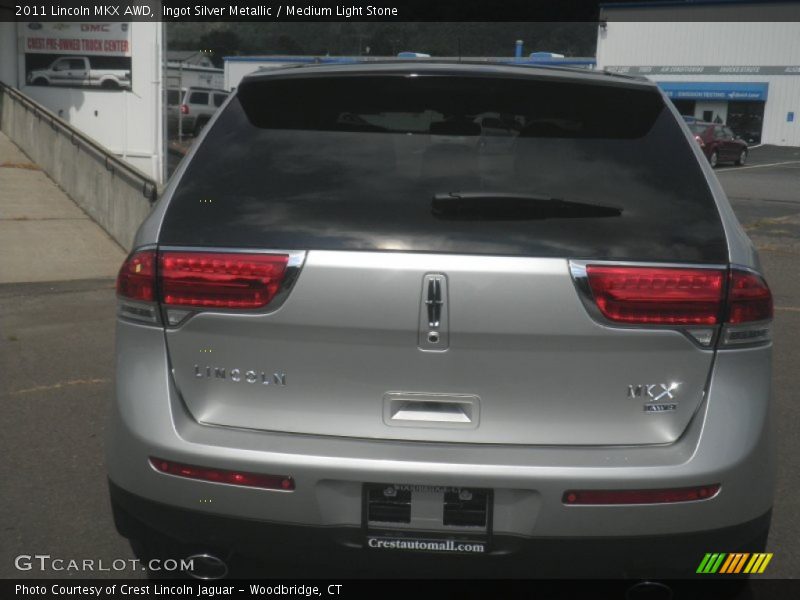 Ingot Silver Metallic / Medium Light Stone 2011 Lincoln MKX AWD