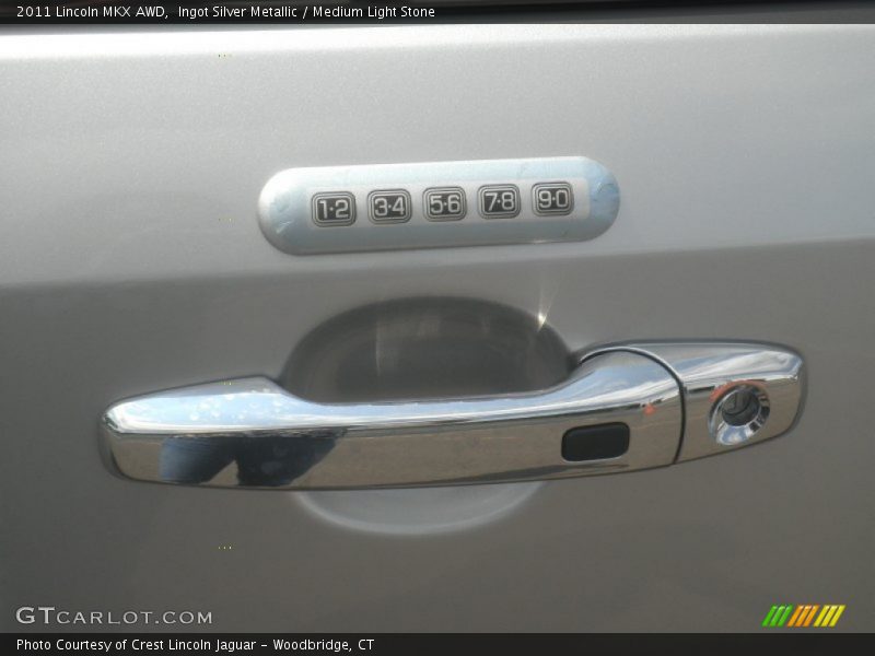 Ingot Silver Metallic / Medium Light Stone 2011 Lincoln MKX AWD