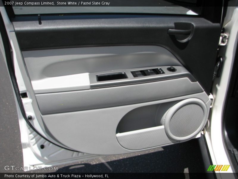 Stone White / Pastel Slate Gray 2007 Jeep Compass Limited