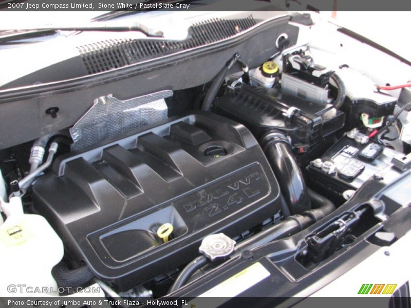 Stone White / Pastel Slate Gray 2007 Jeep Compass Limited