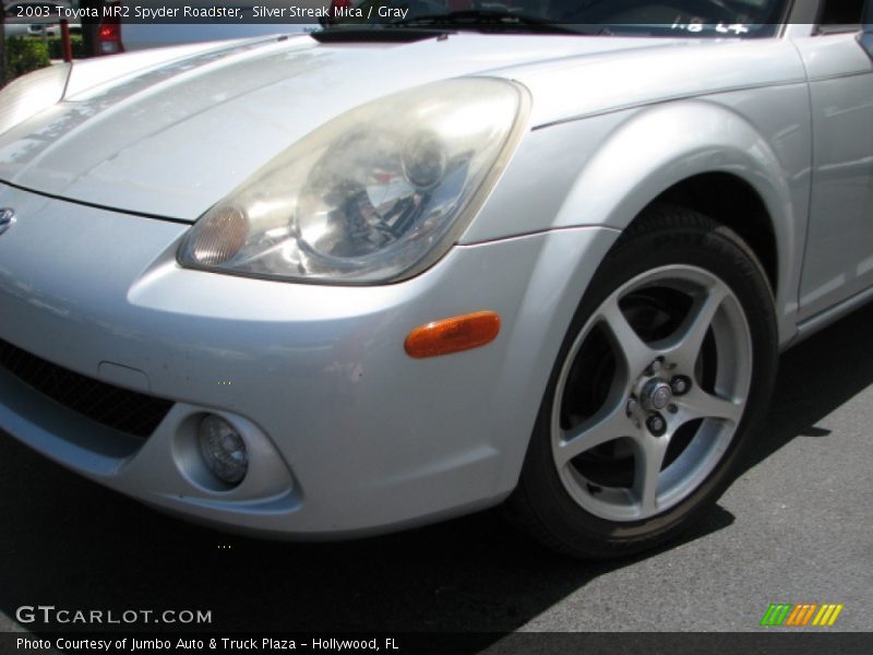 Silver Streak Mica / Gray 2003 Toyota MR2 Spyder Roadster