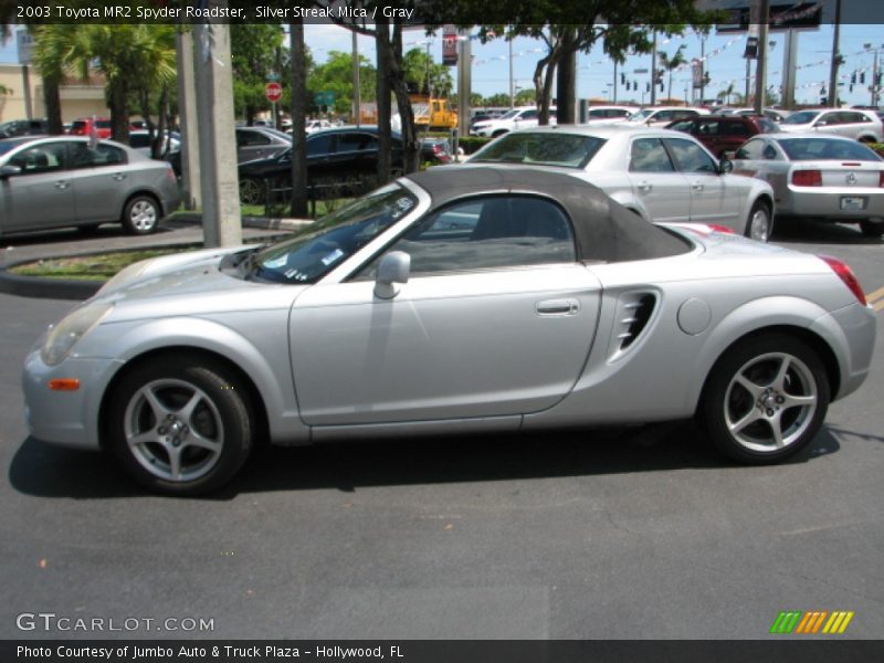  2003 MR2 Spyder Roadster Silver Streak Mica