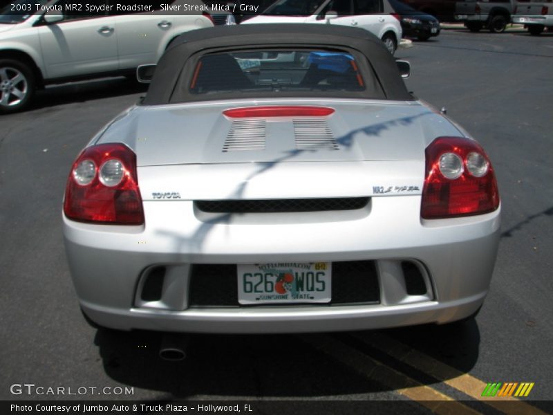 Silver Streak Mica / Gray 2003 Toyota MR2 Spyder Roadster