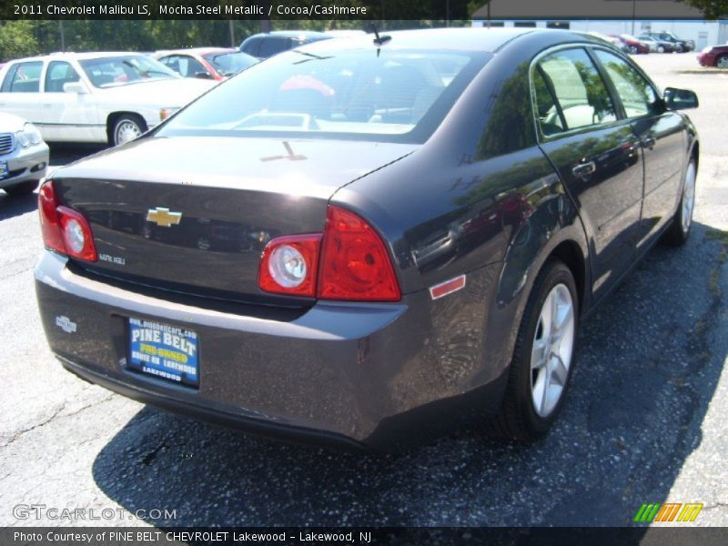 Mocha Steel Metallic / Cocoa/Cashmere 2011 Chevrolet Malibu LS