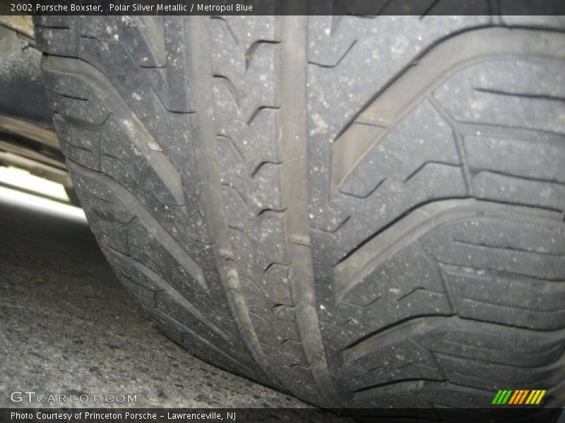 Polar Silver Metallic / Metropol Blue 2002 Porsche Boxster