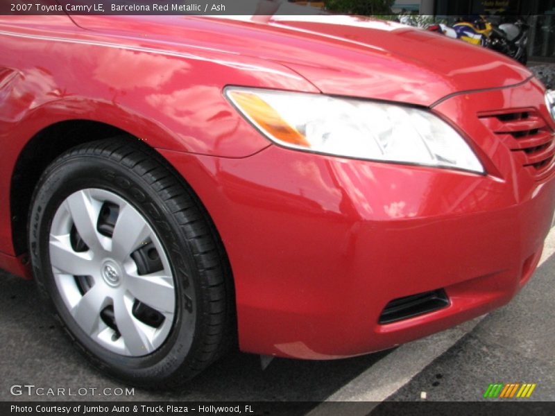 Barcelona Red Metallic / Ash 2007 Toyota Camry LE