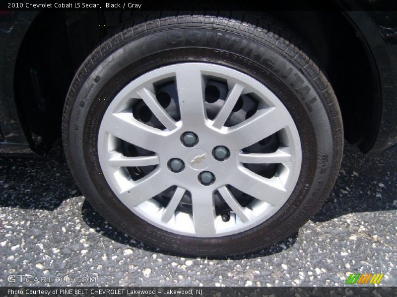 Black / Gray 2010 Chevrolet Cobalt LS Sedan