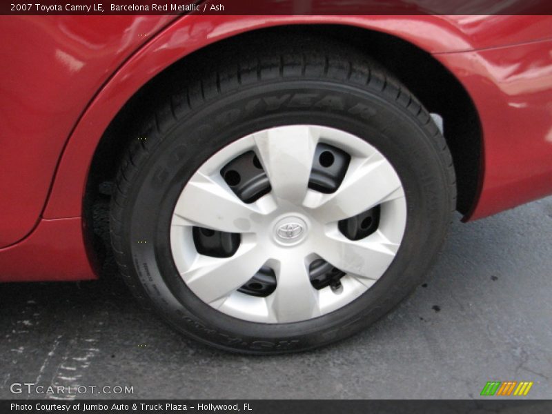 Barcelona Red Metallic / Ash 2007 Toyota Camry LE