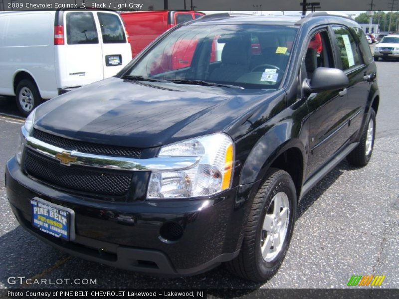 Black / Light Gray 2009 Chevrolet Equinox LS