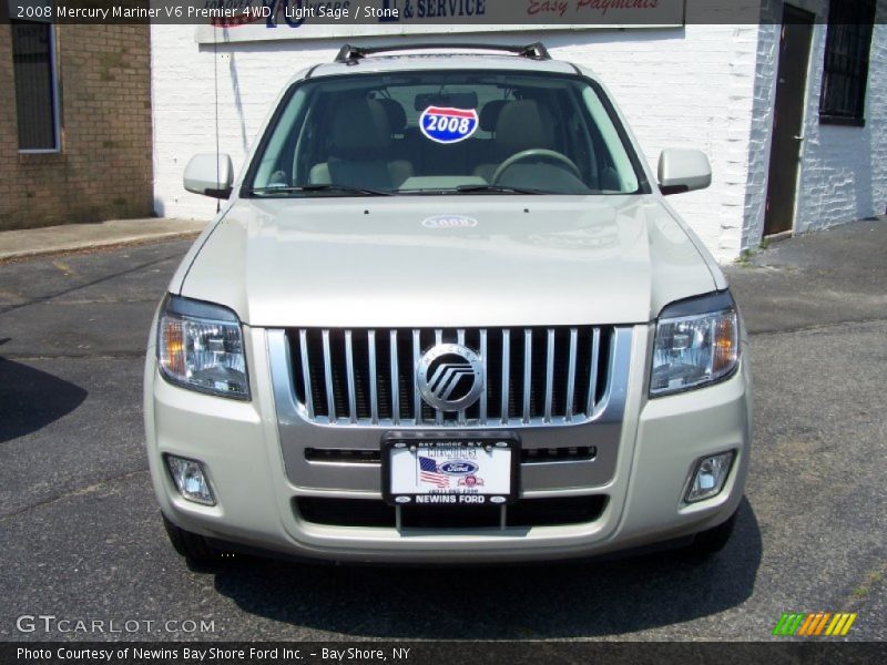 Light Sage / Stone 2008 Mercury Mariner V6 Premier 4WD