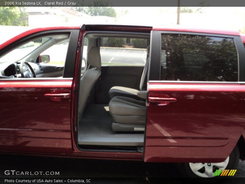 Claret Red / Gray 2006 Kia Sedona LX