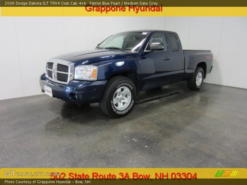 Patriot Blue Pearl / Medium Slate Gray 2006 Dodge Dakota SLT TRX4 Club Cab 4x4