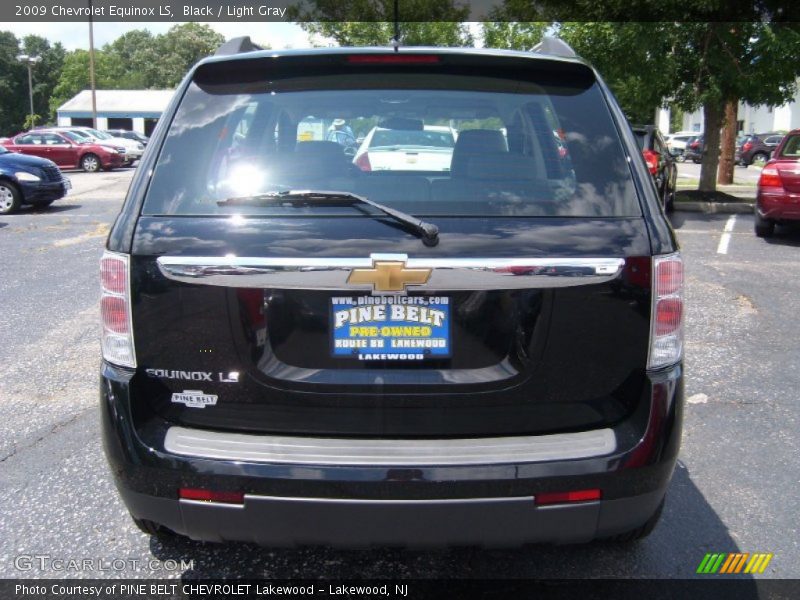 Black / Light Gray 2009 Chevrolet Equinox LS