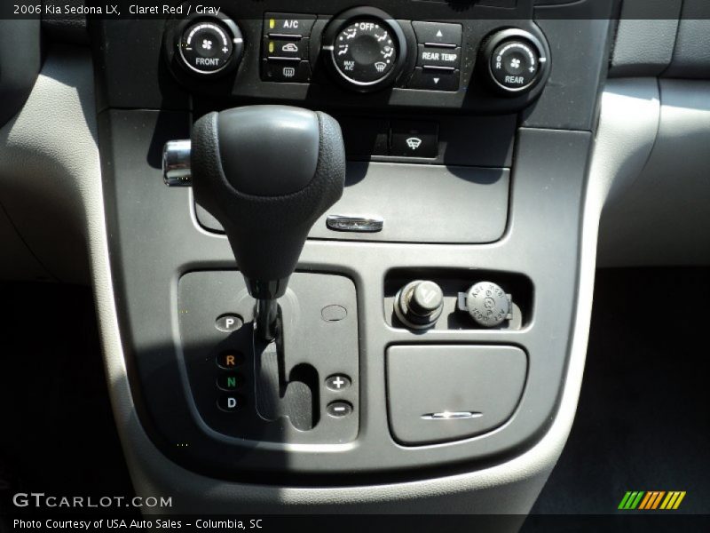 Claret Red / Gray 2006 Kia Sedona LX