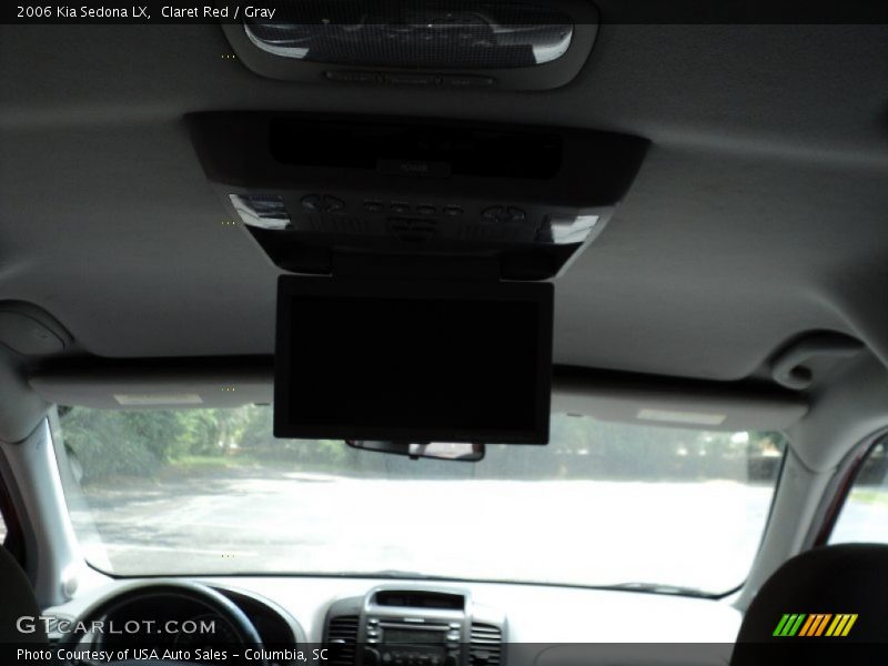 Claret Red / Gray 2006 Kia Sedona LX
