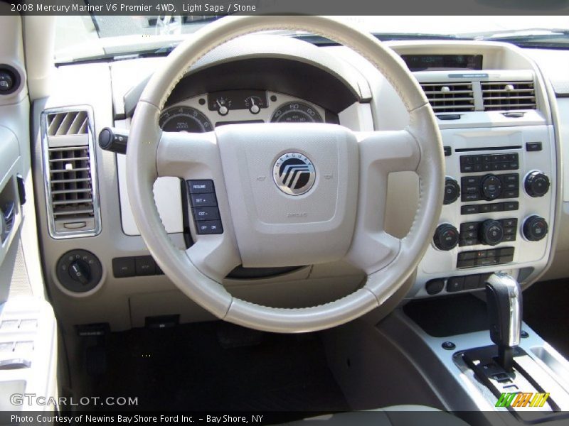 Light Sage / Stone 2008 Mercury Mariner V6 Premier 4WD