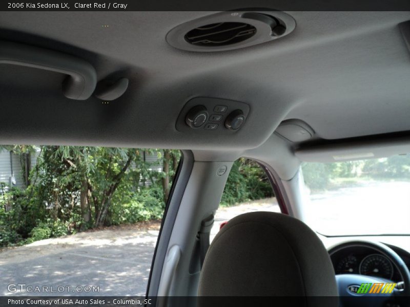 Claret Red / Gray 2006 Kia Sedona LX