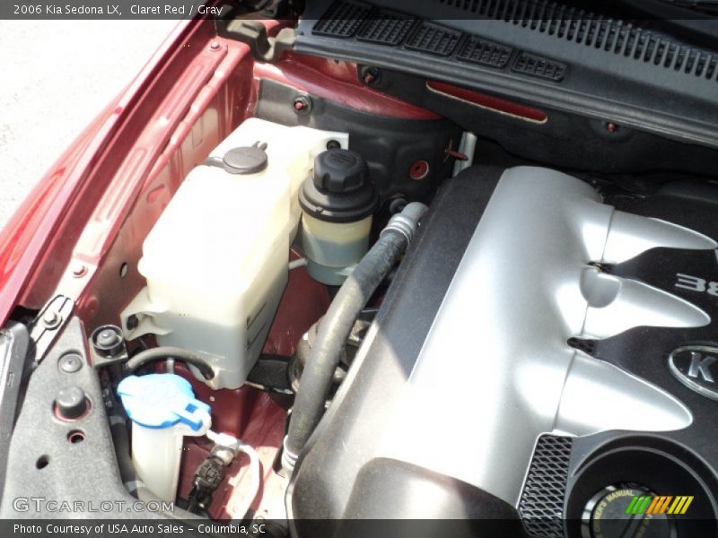 Claret Red / Gray 2006 Kia Sedona LX