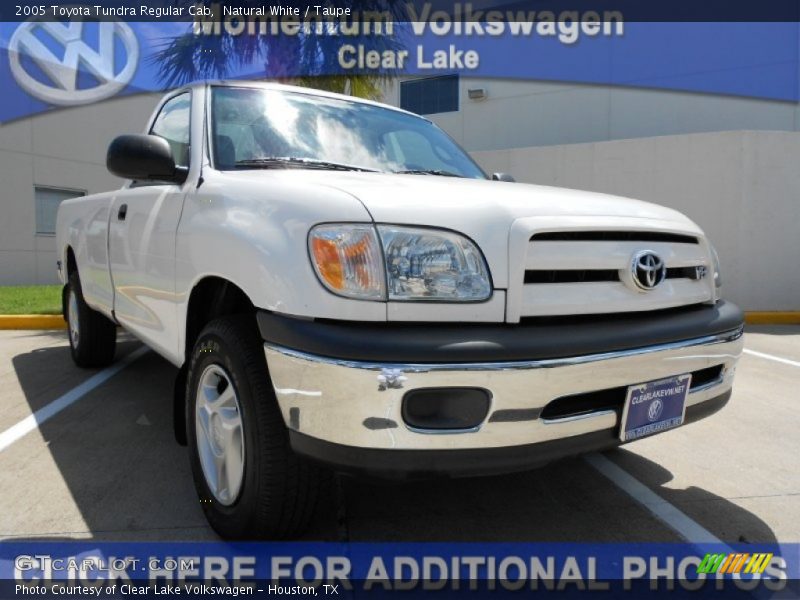 Natural White / Taupe 2005 Toyota Tundra Regular Cab
