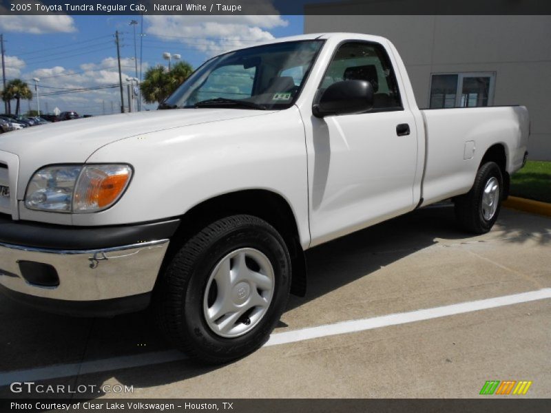 Natural White / Taupe 2005 Toyota Tundra Regular Cab